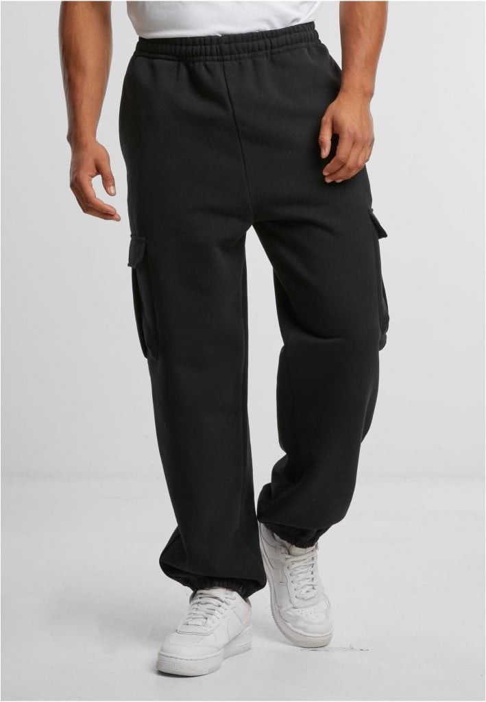 90 tals cargo mjukisbyxor herr (3XL black)