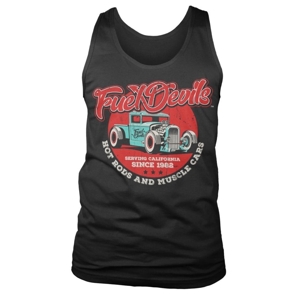 Fuel Devils - Serving California Tank Top (Black L)