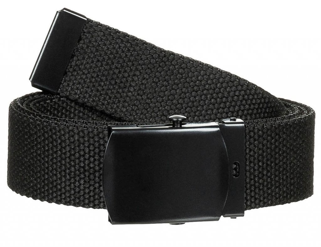 Canvasbälte 130 cm (Black)