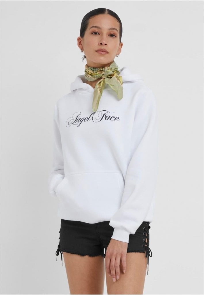 Angel Face Ladies Fluffy Hoody (white L)