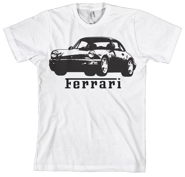 Ferrari 911 T-Shirt (White XL)