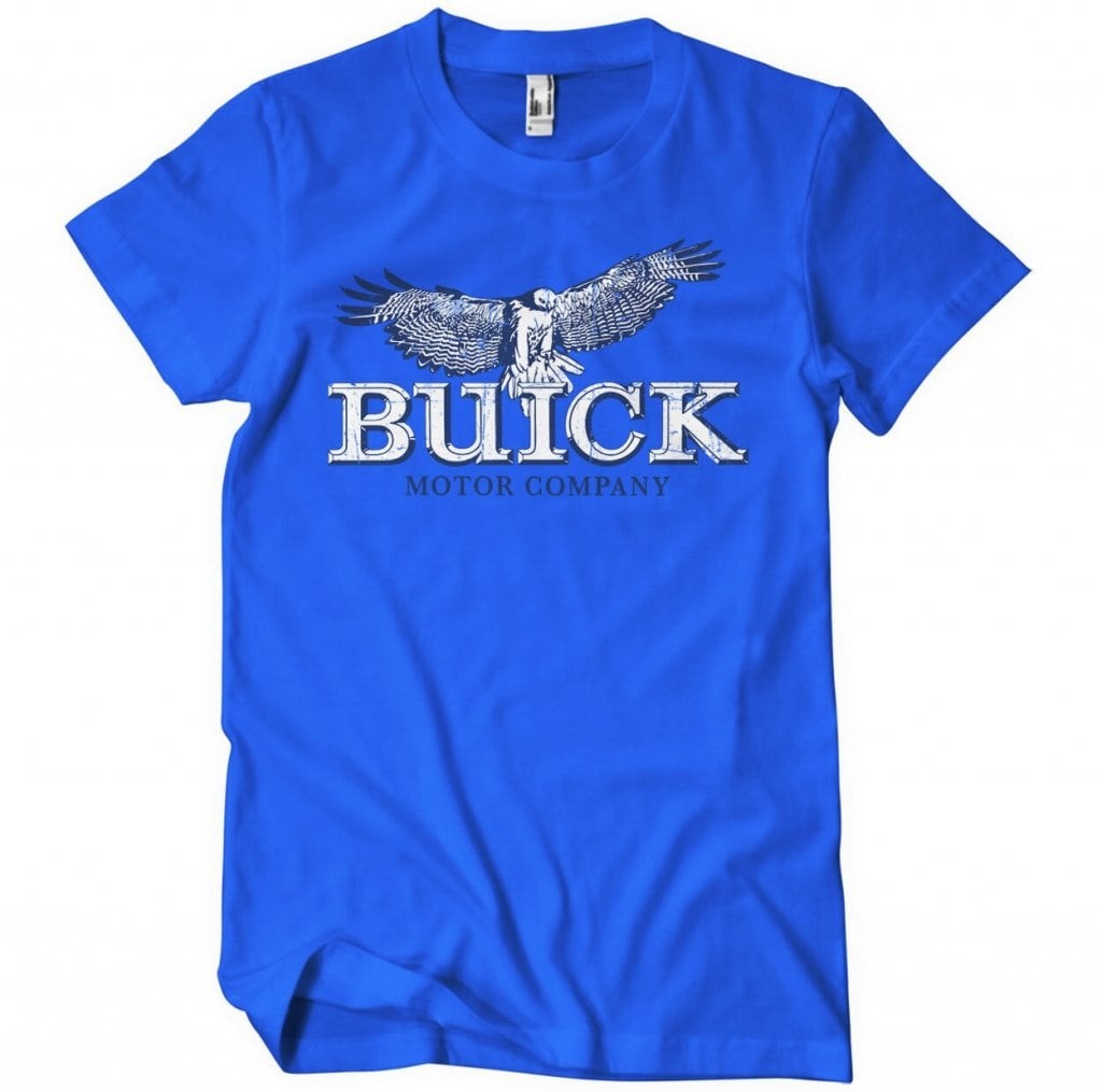 Buick Hawk Logo T-Shirt (Blue L)