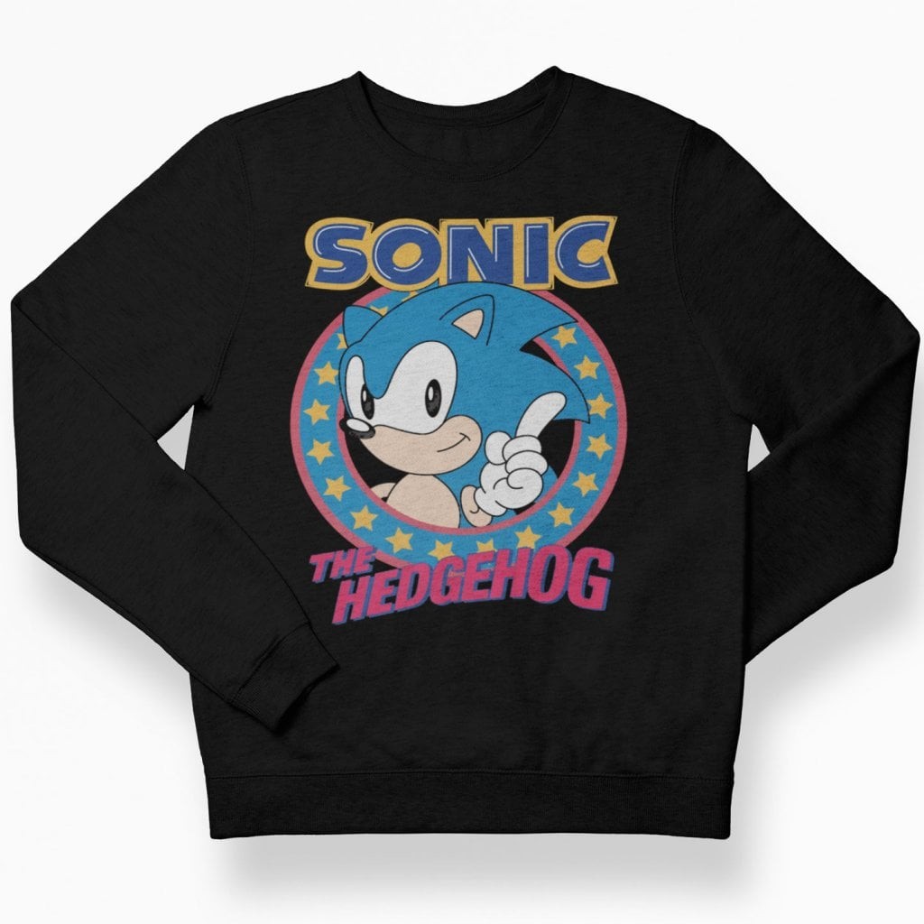 Sonic The Hedgehog barn sweatshirt (Black 5-6 år)