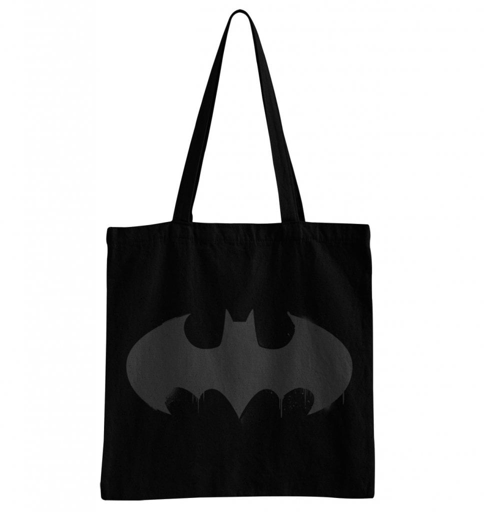Batman Inked Logo Tote Bag (Black)