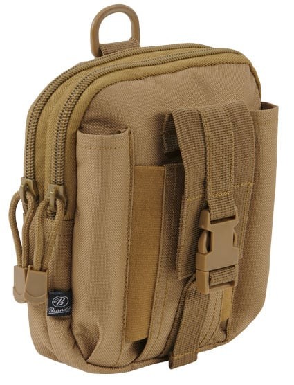 Liten väska med fästöglor till molle (Camel)