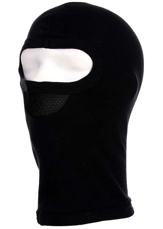 Balaclava 1-hole Mesh (Black)