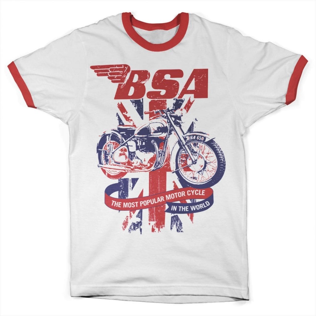 Camiseta Oficial BSA Union Jack Para Hombre - Licencia Oficial, Diseño Bandera UK, Tallas S-XXL, Envío Desde UK