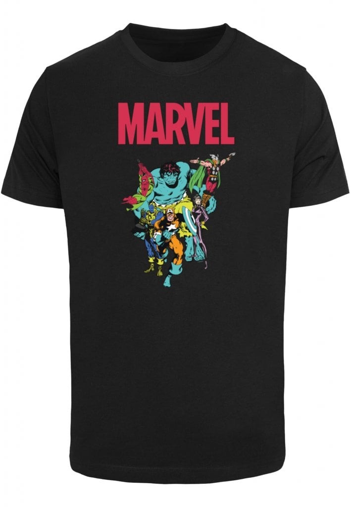 Marvel Universe Avengers Pop Group Tee (black S)