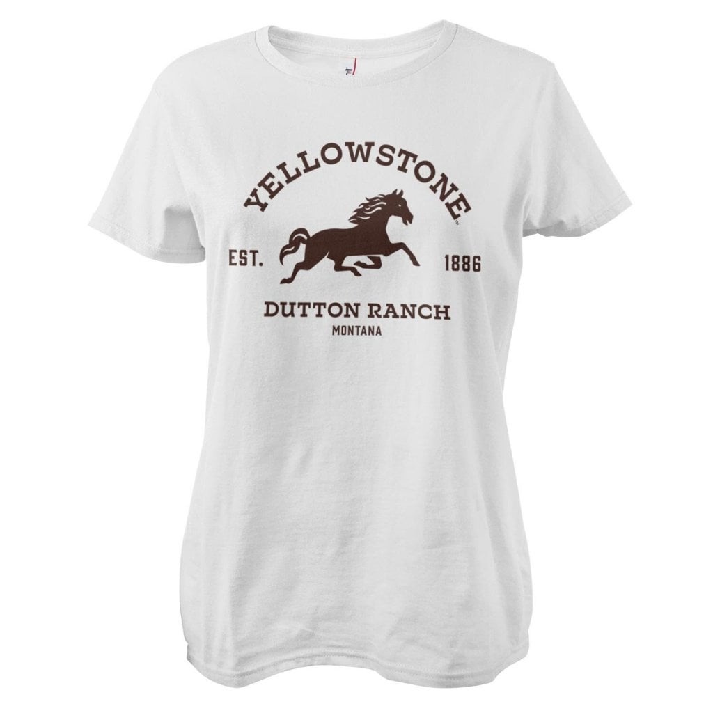 Dutton Ranch - Montana Girly Tee (S White)