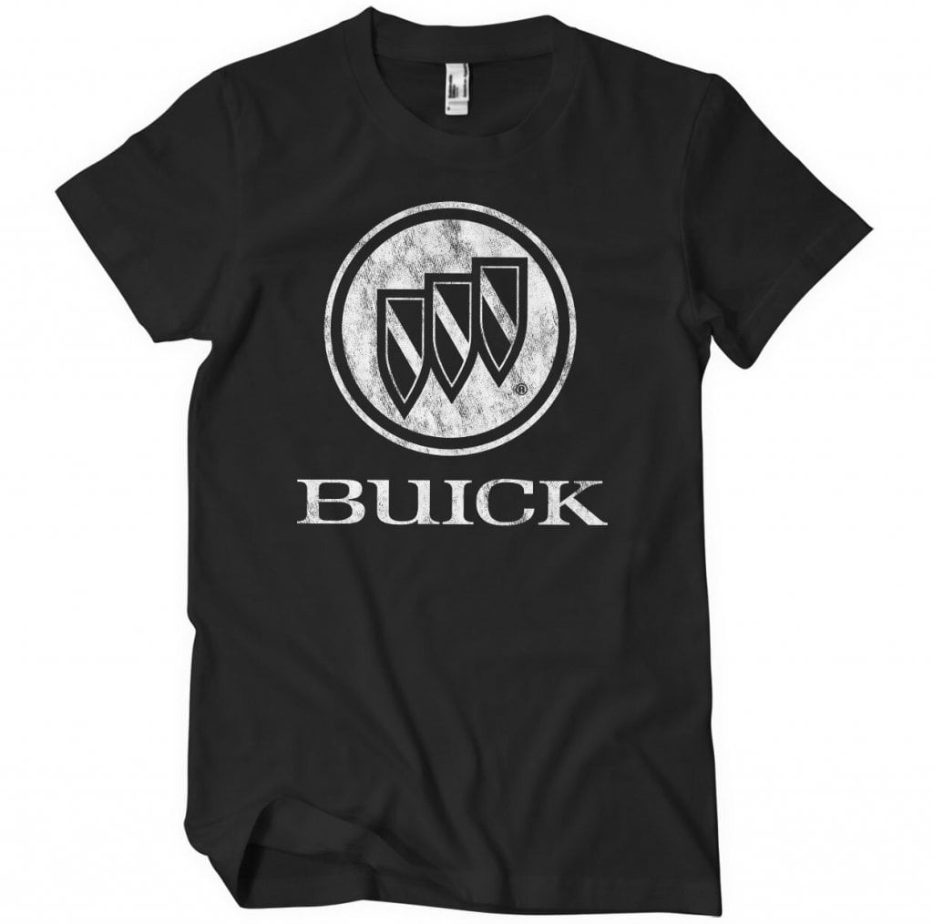Buick Distressed Logo T-Shirt (Black L)