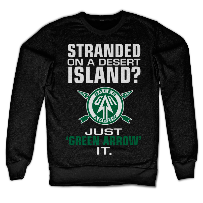 Arrow - Just Green Arrow It Sweatshirt (Black M)
