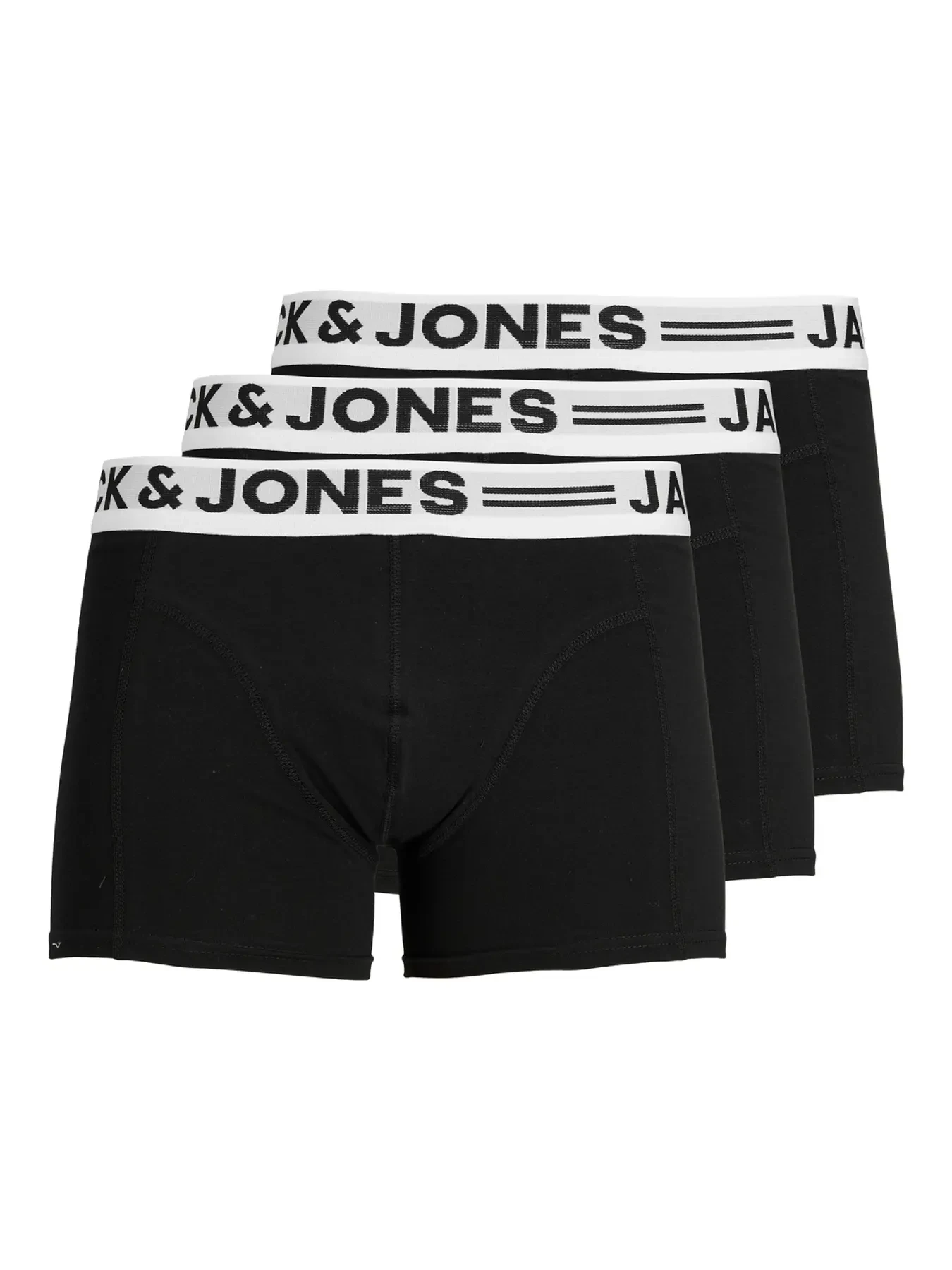 SENSE TRUNKS 3-PACK NOOS – svart (M svart)