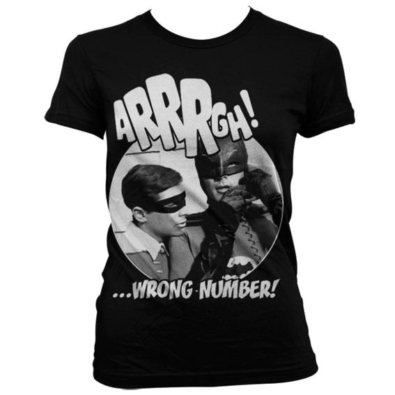 Arrrgh - Wrong Number Girly T-Shirt (Black M)