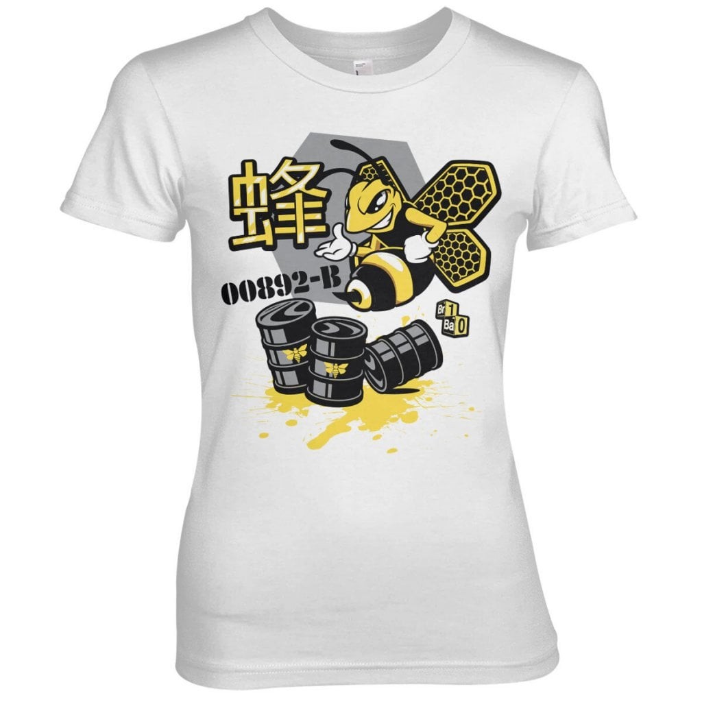 Breaking Bad Meth Bee 00892-B Girly Tee (S White)