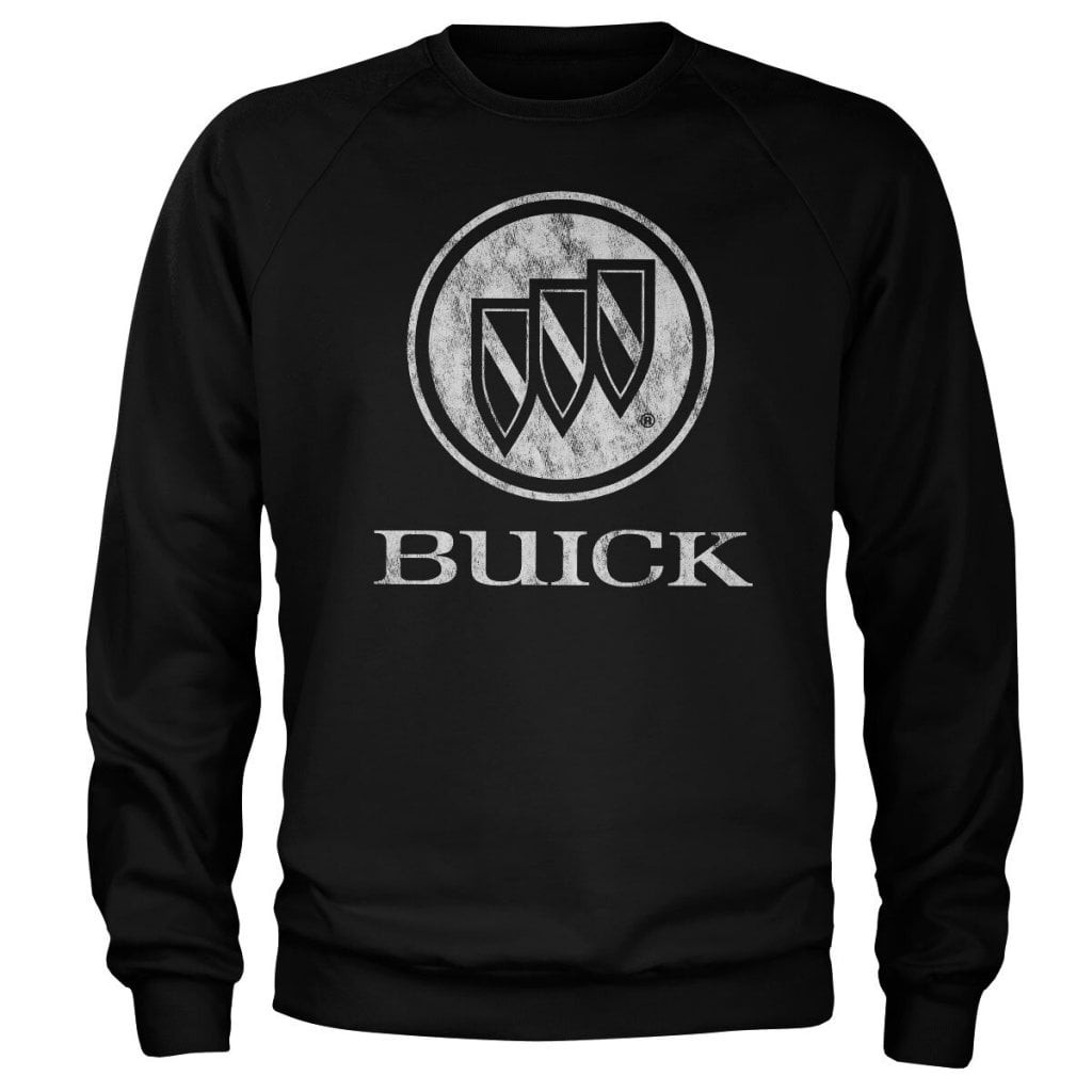 Buick Distressed Logo Sweatshirt (Black L)