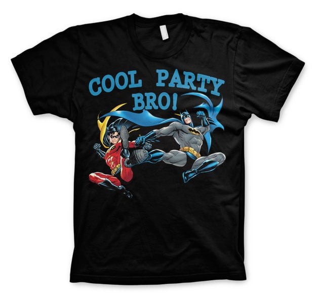 Batman - Cool Party Bro! T-Shirt (L Black)