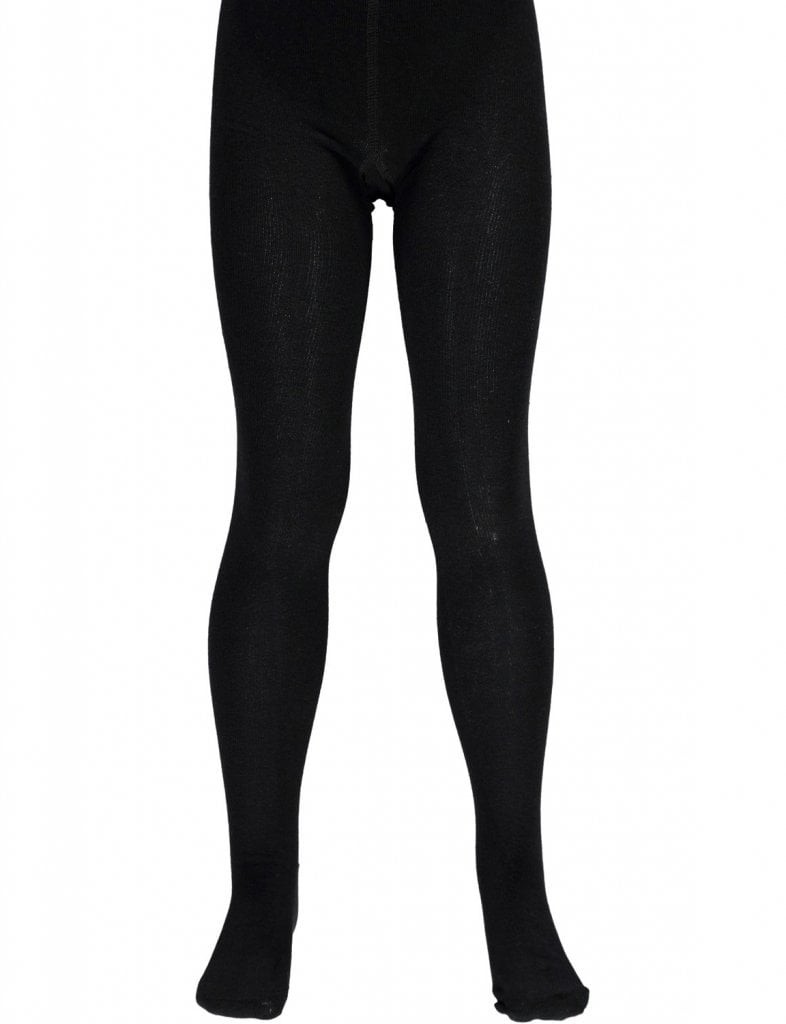Svarta strumpbyxor till barn - 2-pack (110/116)