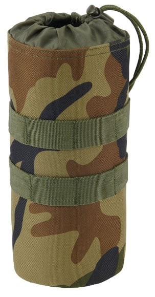 Enkel flaskhållare MOLLE camo (woodland)
