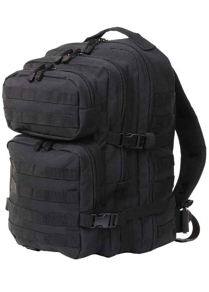 Militärryggsäck "Mountain" med MOLLE (Black)