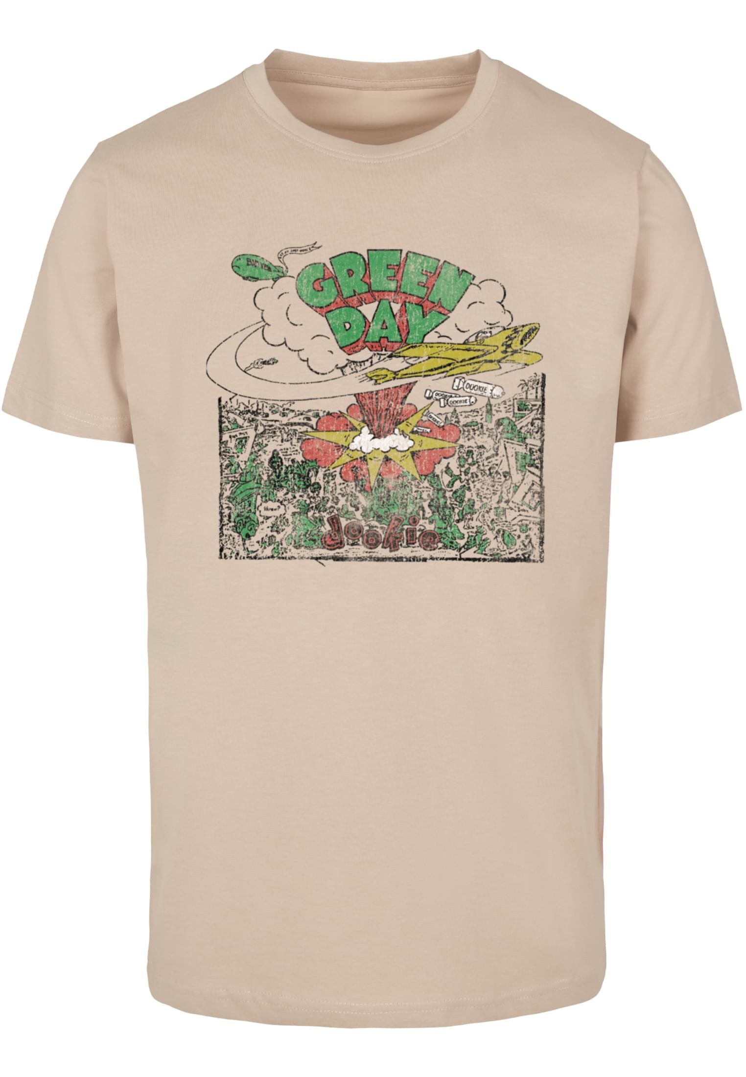 Green Day tryck Green Day Dookie Cover T-shirt – sand (3XL sand)