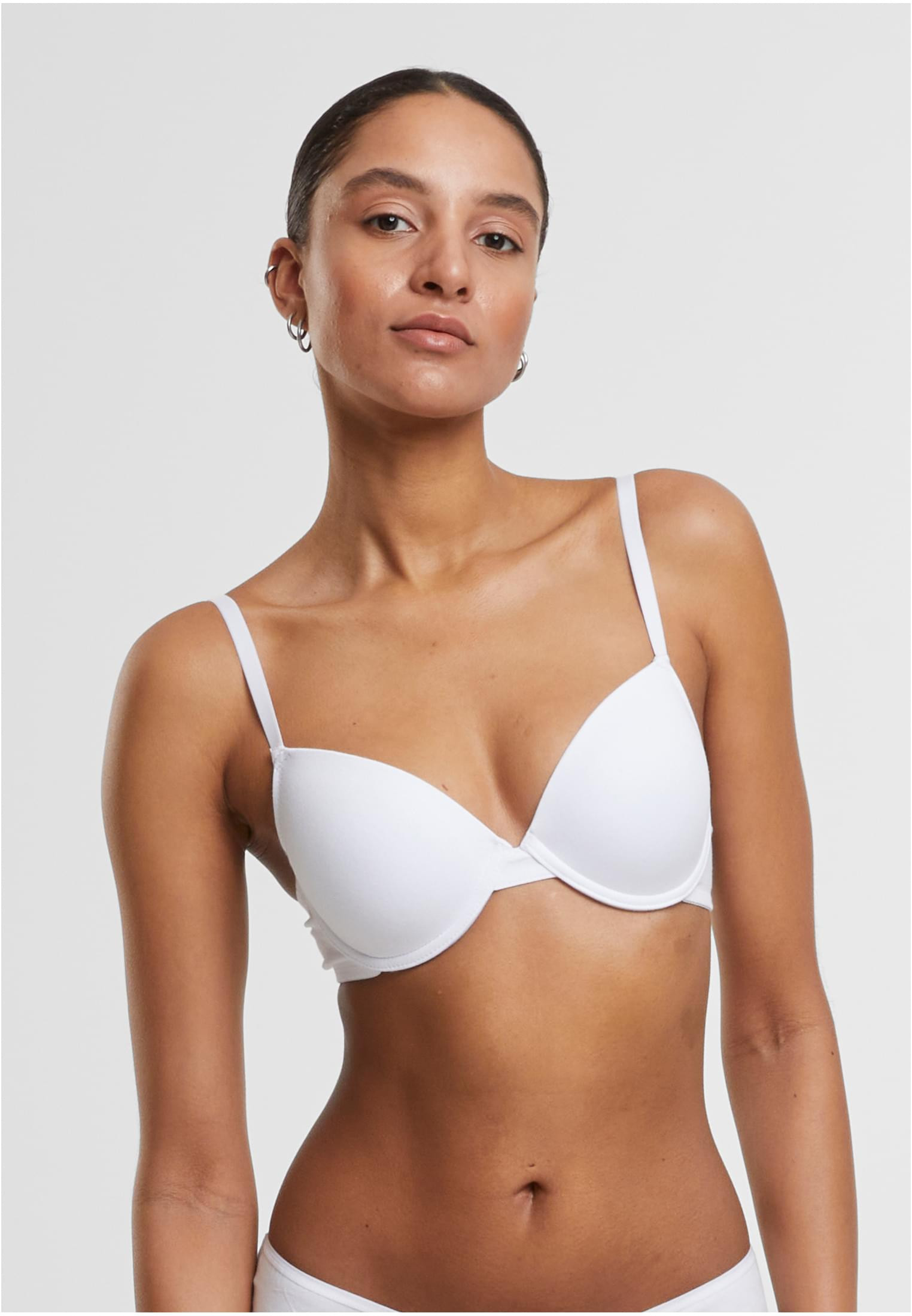 Basic Cotton Bra 2-Pack (70B white+white)