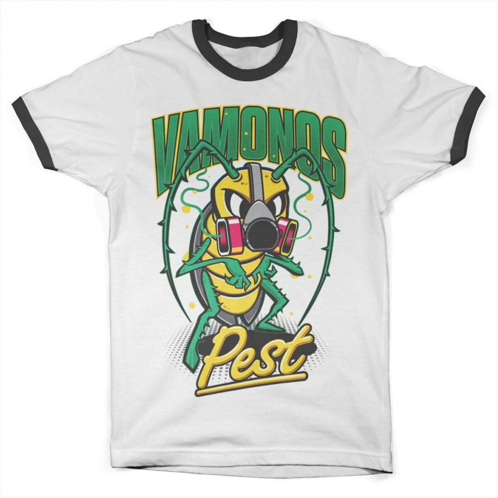 Breaking Bad - Vamanos Pest Bug Ringer Tee (S WhiteBlack)