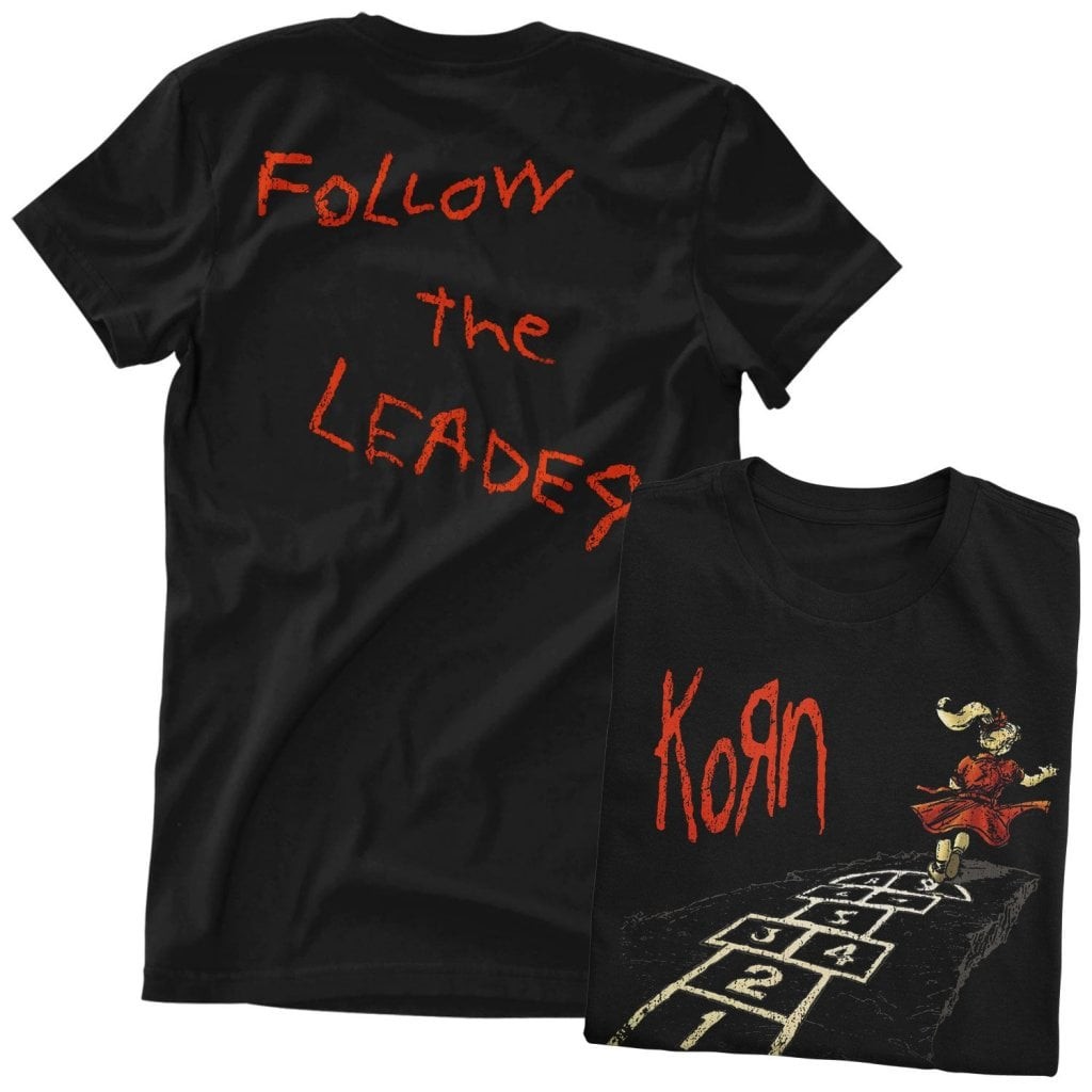 Korn - Follow The Leader T-Shirt (Black L)