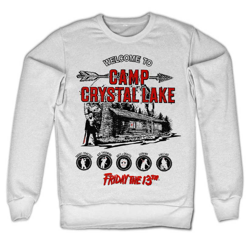 Camp Crystal Lake Sweatshirt (S White)