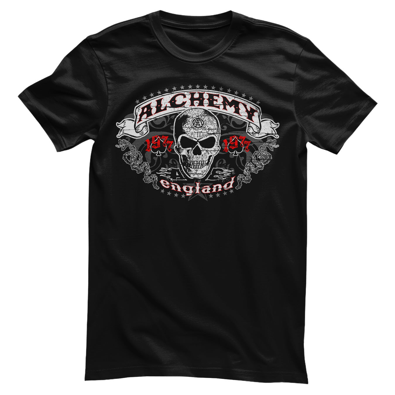 Alchemy England Omega Logo T-Shirt (3XL Black)