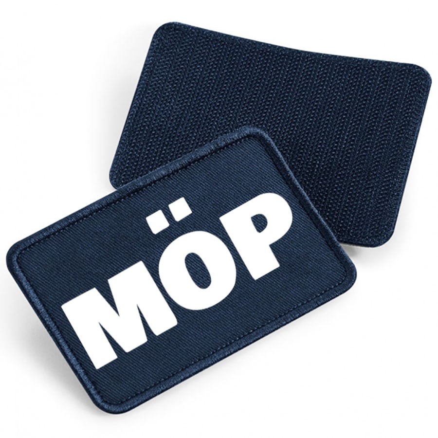 MÖP - tygpatch med kardborre (French navy)
