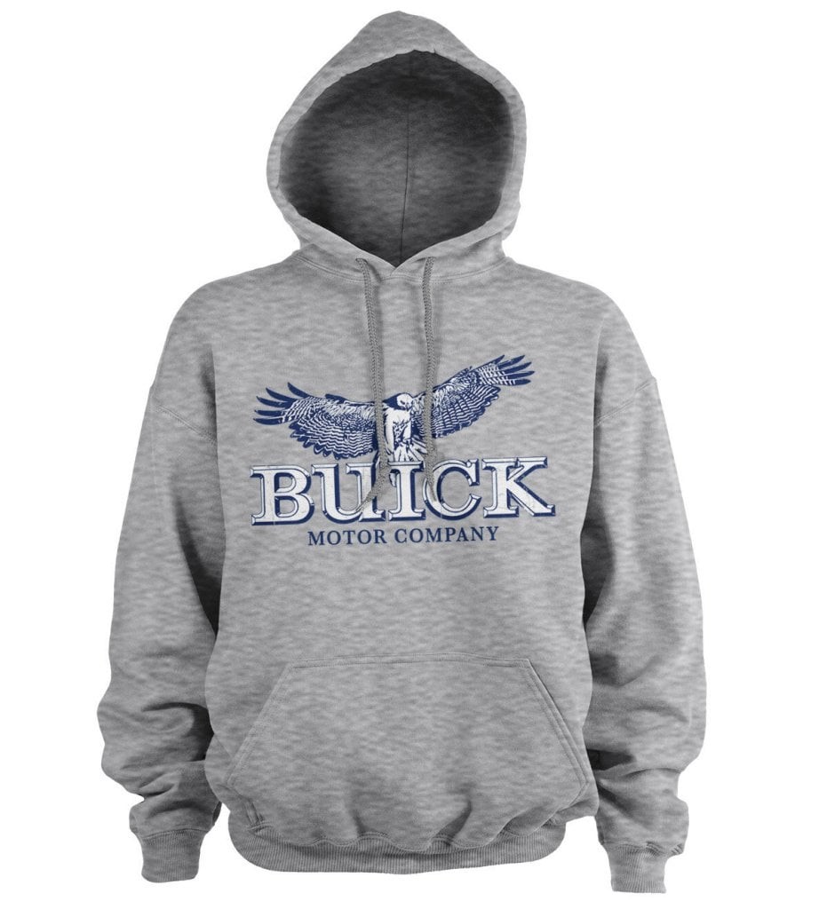 Buick Hawk Logo Hoodie (HeatherGrey L)