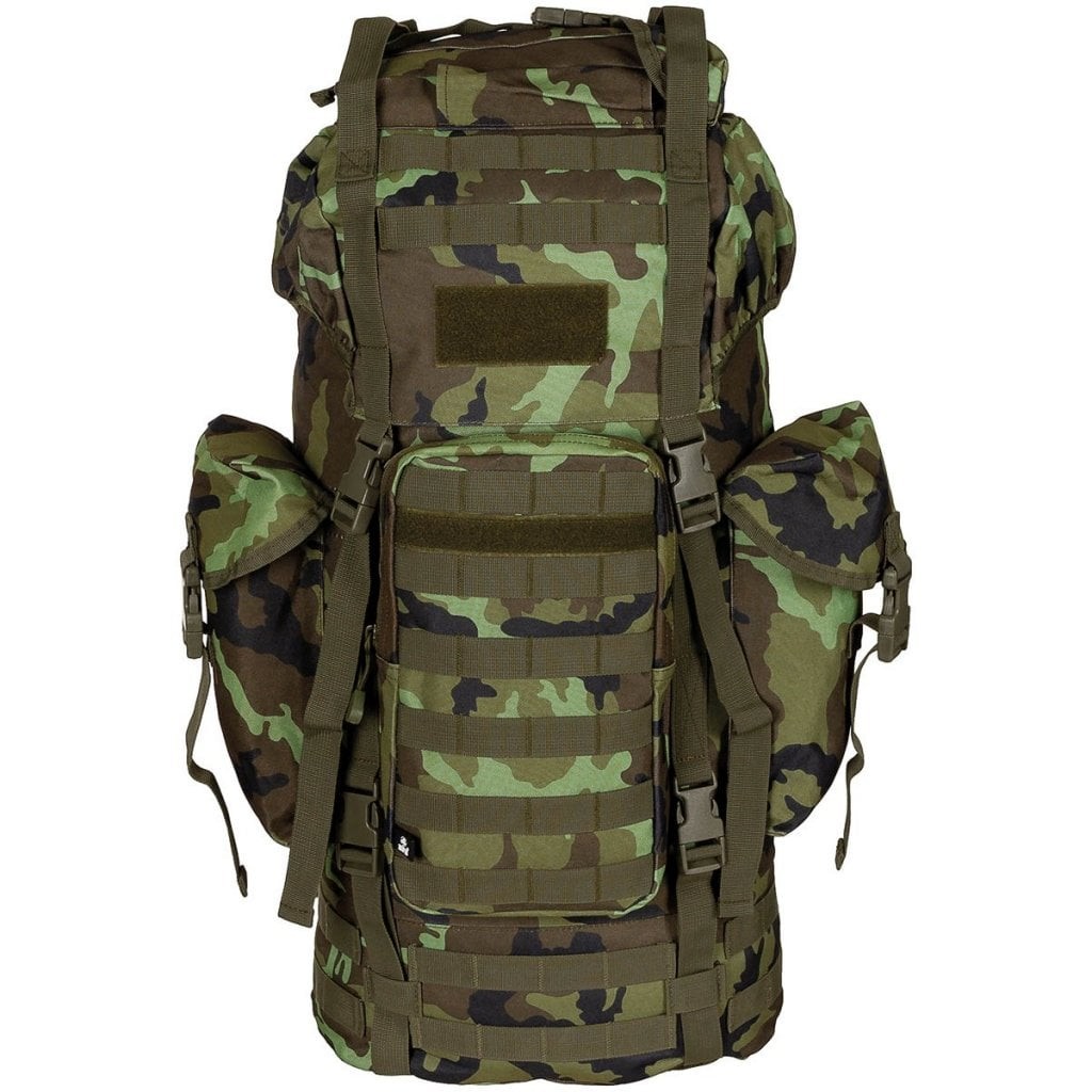 Vandringsryggsäck BW combat med MOLLE - camo (M95 CZ)