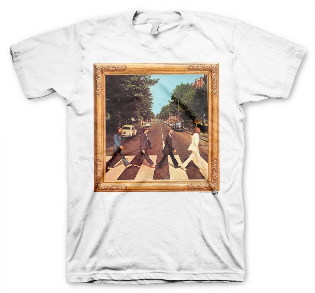 Abbey Road Cover T-Shirt (S White)