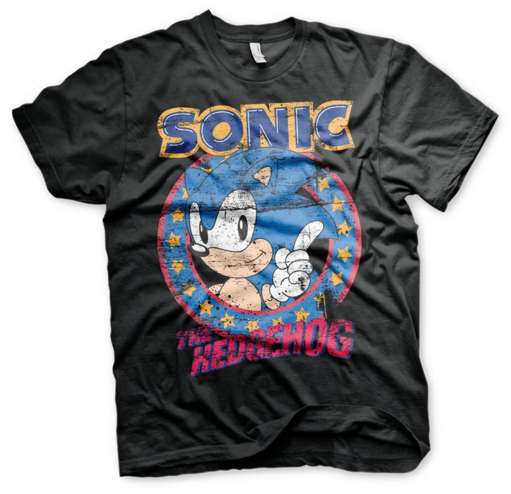 Sonic The Hedgehog T-Shirt (Black XXL)