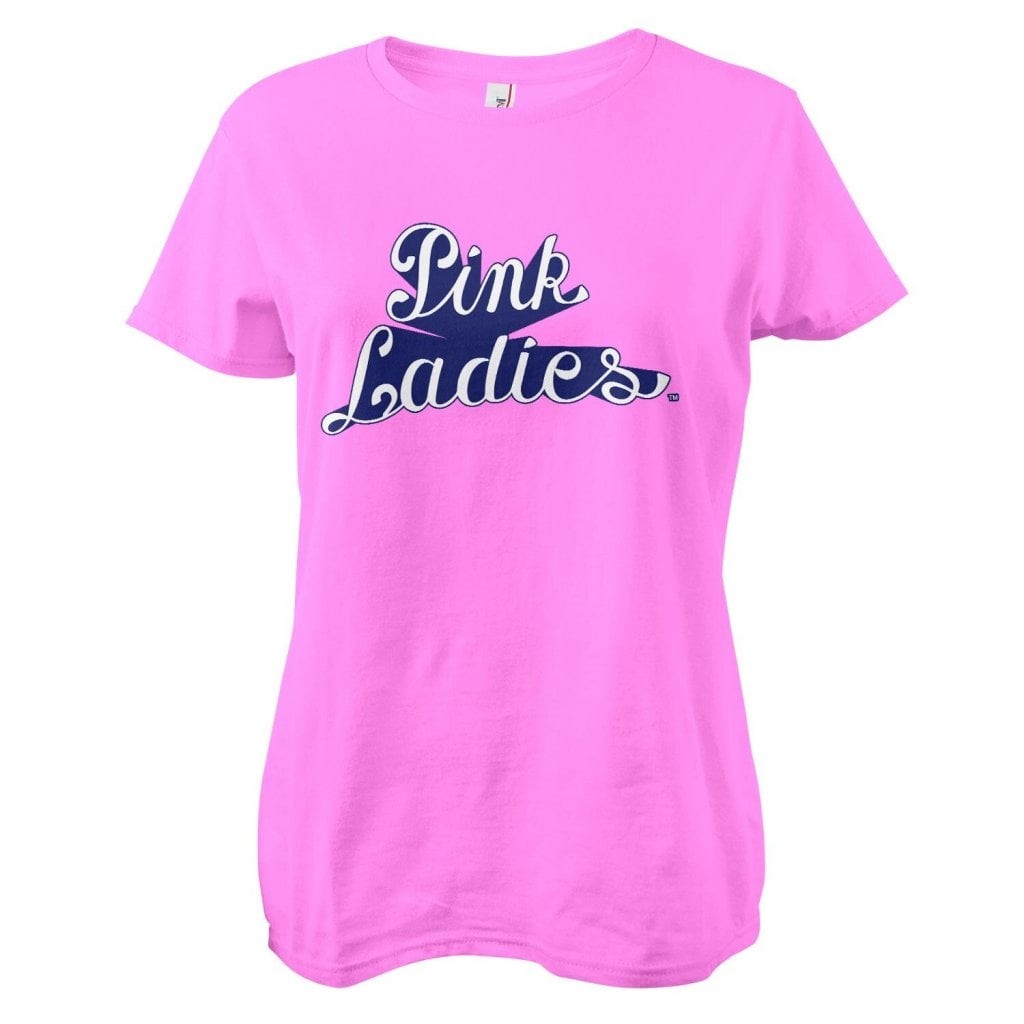 Grease - Pink Ladies Girly Tee (Pink L)