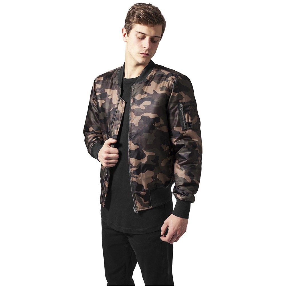Bomberjacka Kamouflage Herr (S Wood camo)