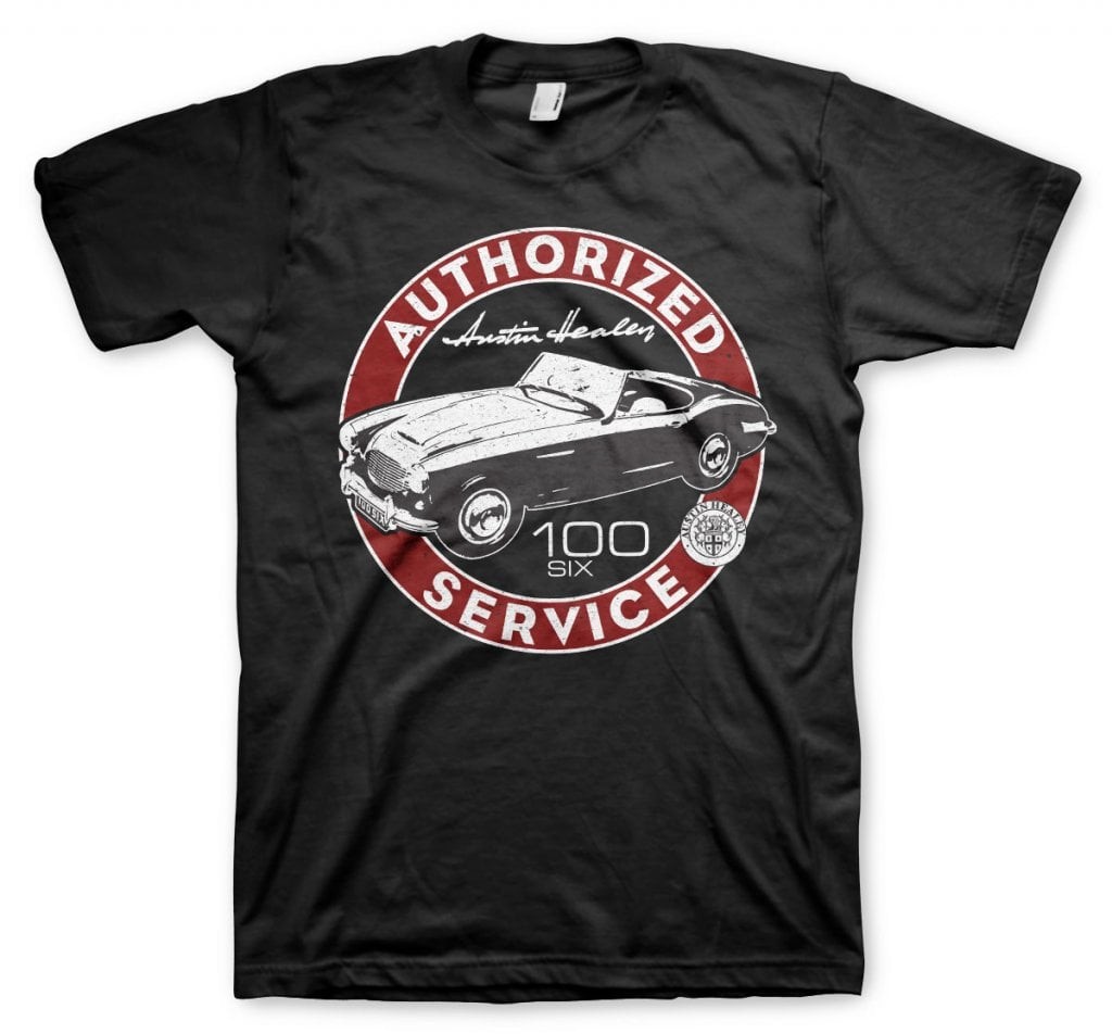 Austin Healey - Authorized Service T-Shirt (Black 3XL)