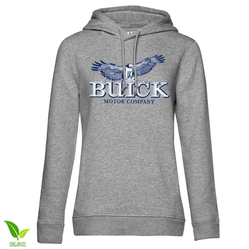 Buick Hawk Logo Girls Hoodie (HeatherGrey L)