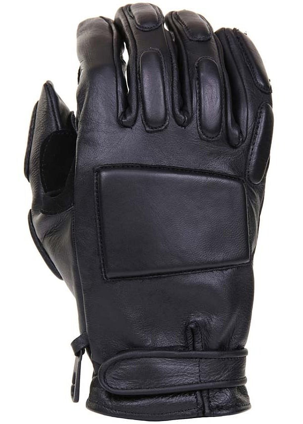 Polishandskar svart skinn (Black 3XL)