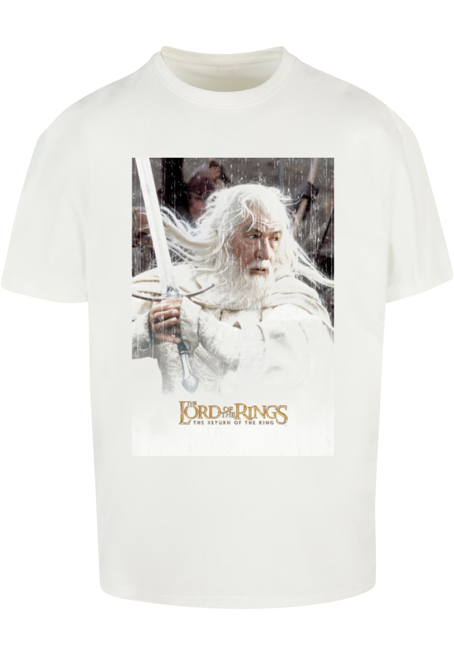 Bild av Gandalf med svärd Lord of the Rings Gandalf Heavy Oversize Tee T-shirt – ready for dye (L ready for dye)