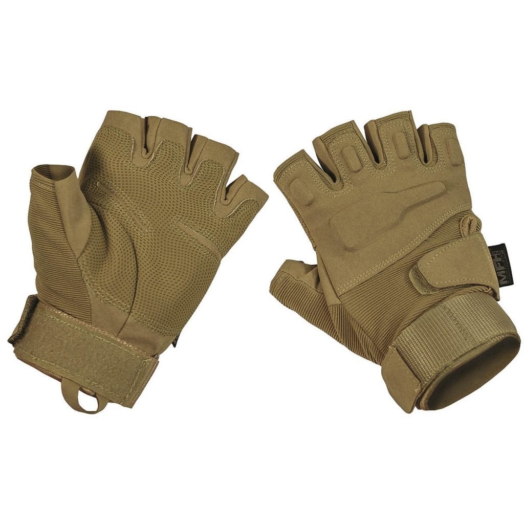Tactical handskar fingerlösa (L coyote)
