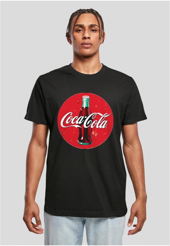 Coca Cola Bottle Logo Tee (3XL black)