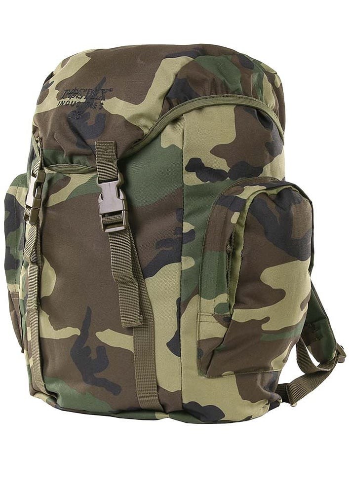 Camo outdoor ryggsäck (Woodland)