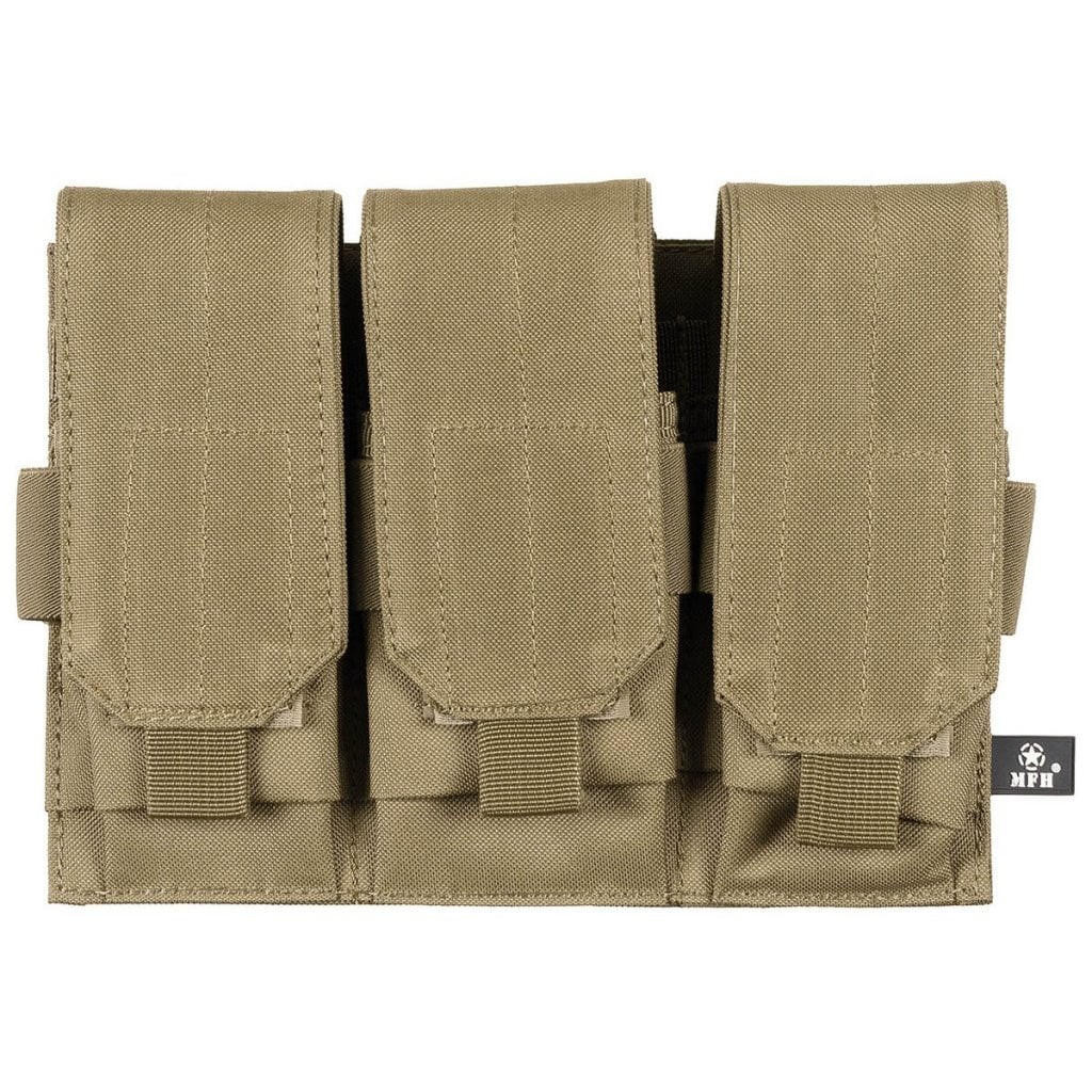 Trippel ammunitionsmodul MOLLE (coyote)