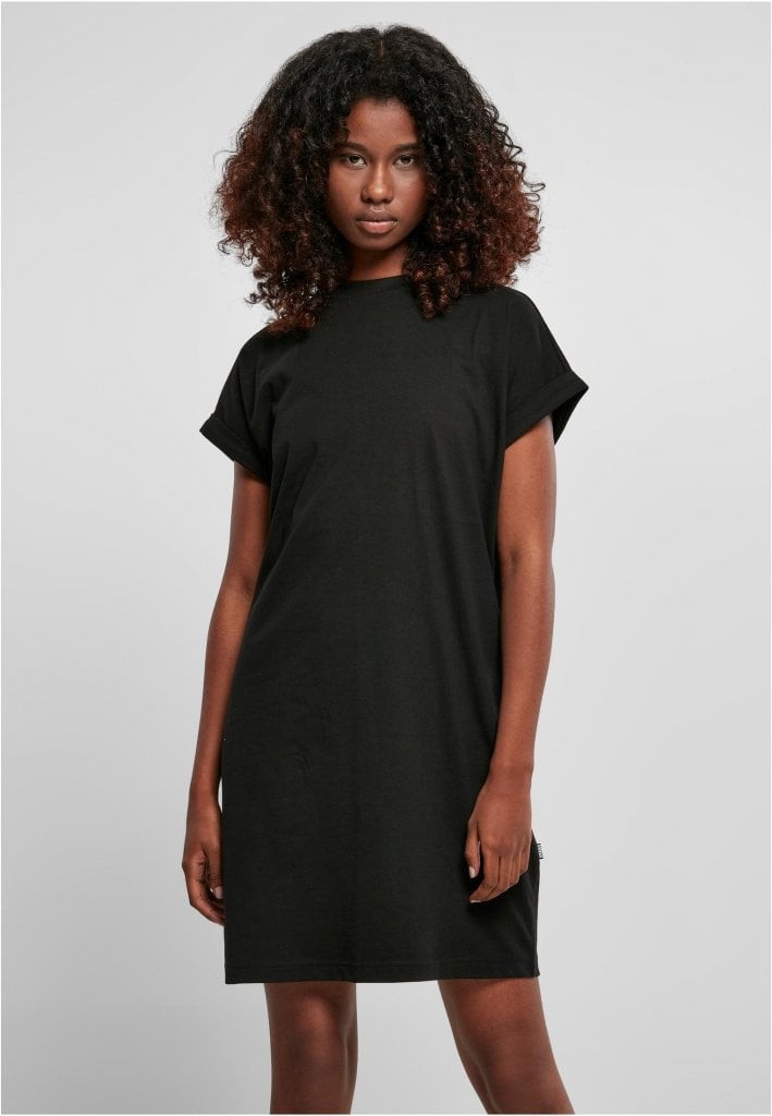 Ladies Rainbow Tee Dress (black M)