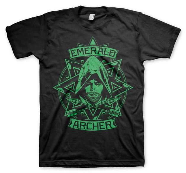 Arrow - Emerald Archer T-Shirt (Black M)
