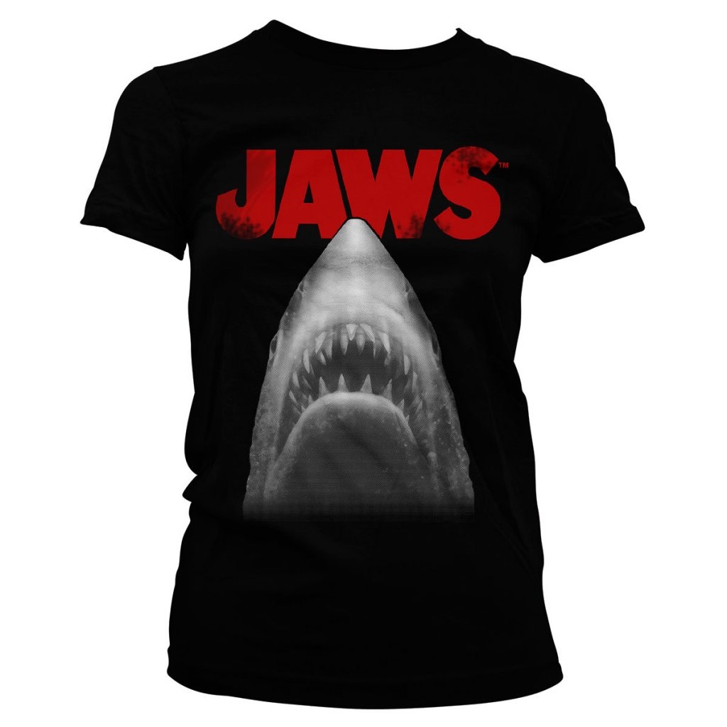 Jaws Poster tjej t-shirt (L)