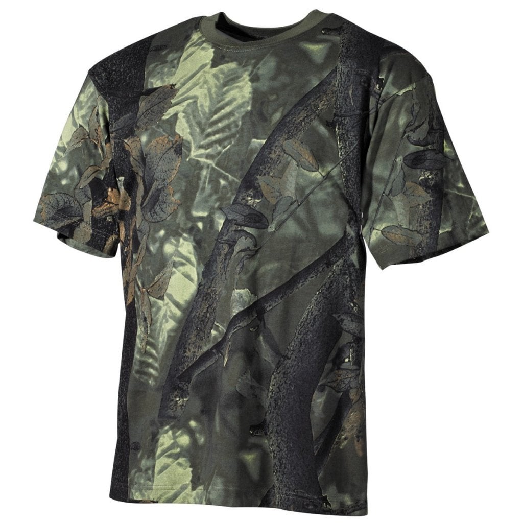 Real leaf camo T-shirt (S hunter green)