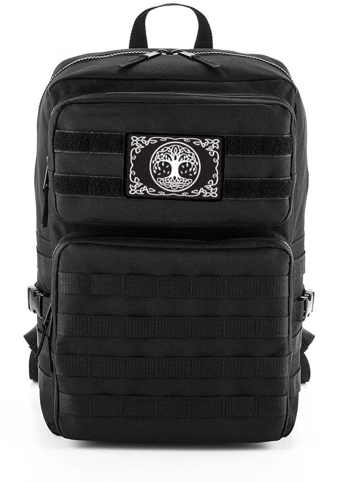 MOLLE ryggsäck - Yggdrasil patch (Black)