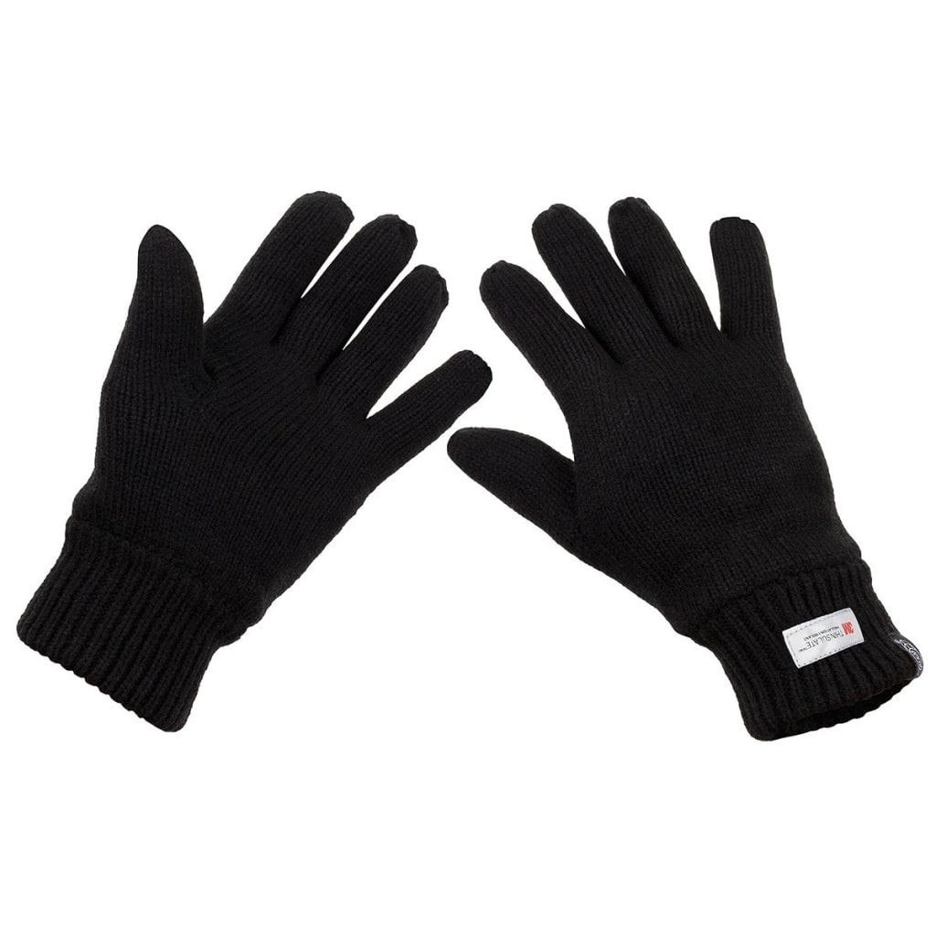 Stickade vantar 3M Thinsulate Insulation (L Black)